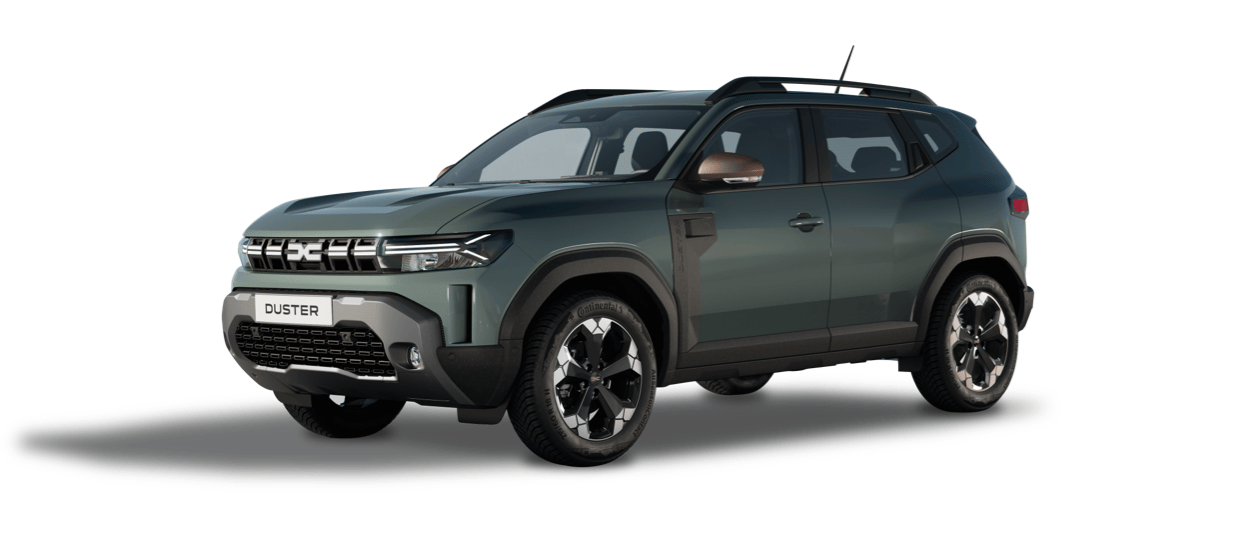 Dacia Duster afmetingen visual